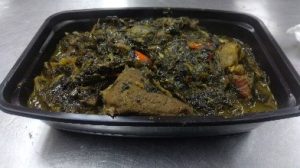 STEW w/ Swallow and No Protein-Edikang Ikang