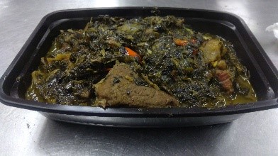 STEW w/ 3pc Protein and One Side-Edikang Ikang